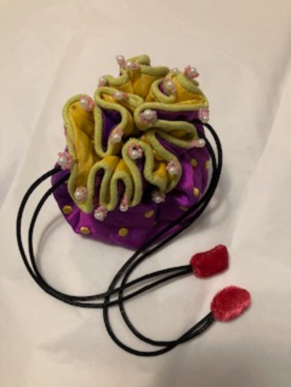Vintage Small Jazzd Drawstring Pouch Bag